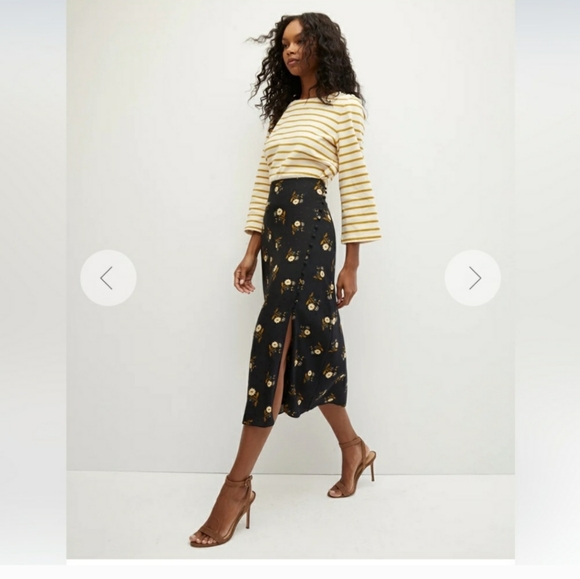 Veronica Beard Franconia Floral Skirt Size 4 - Picture 12 of 13